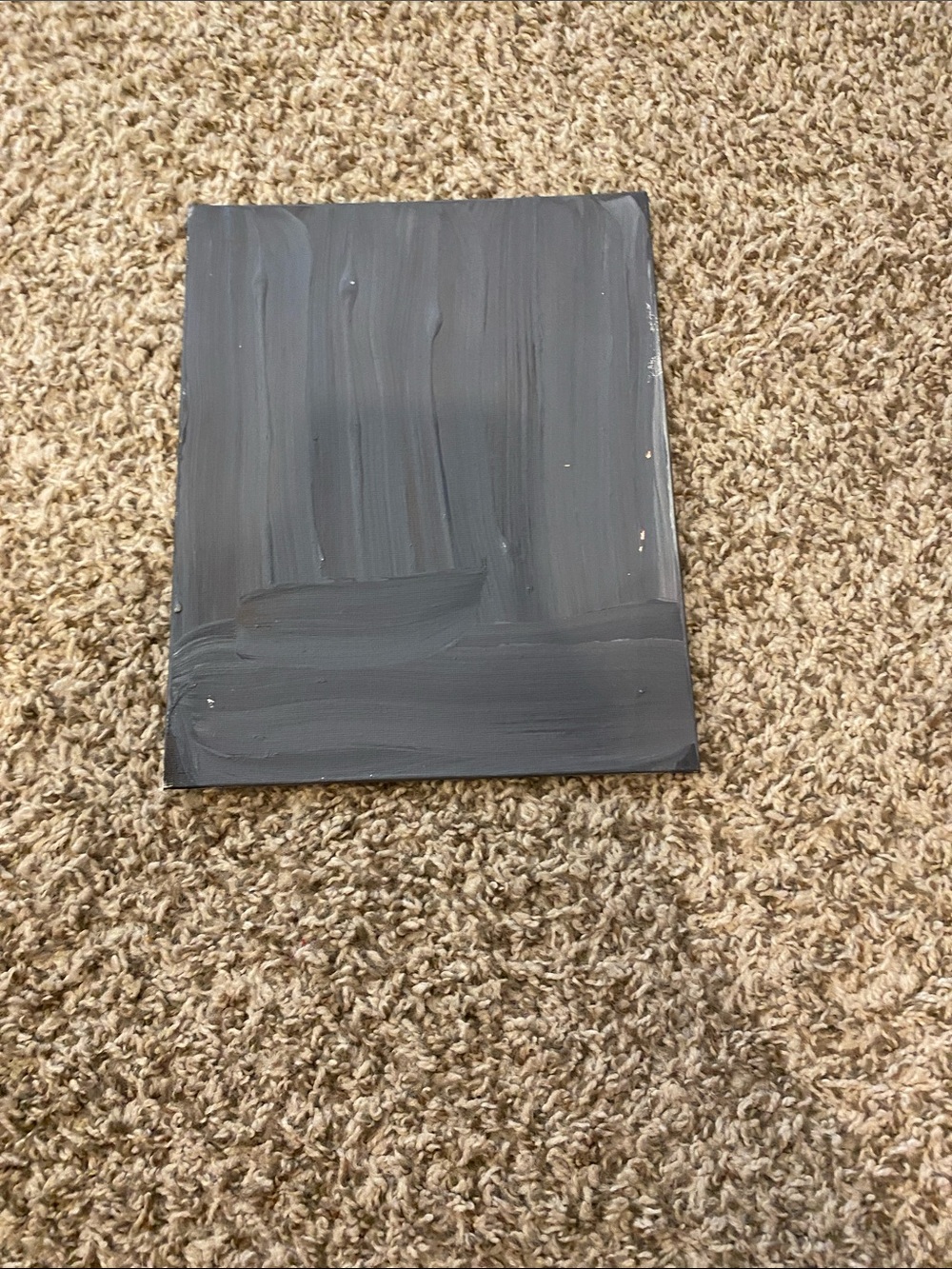 Gray Minimalist Home Art Painting - Unbranded